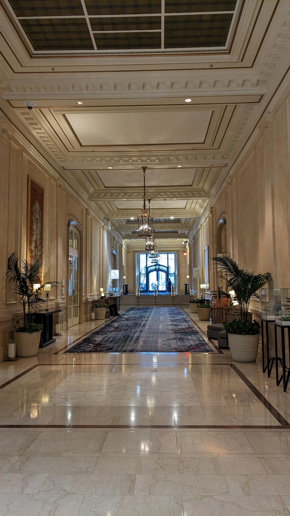 Historic hotel interior